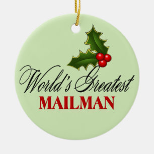 Décoration En Céramique Le plus grand mailman du monde