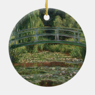 Décoration En Céramique Le Pont japonais et le bassin aux nymphéas de Mone