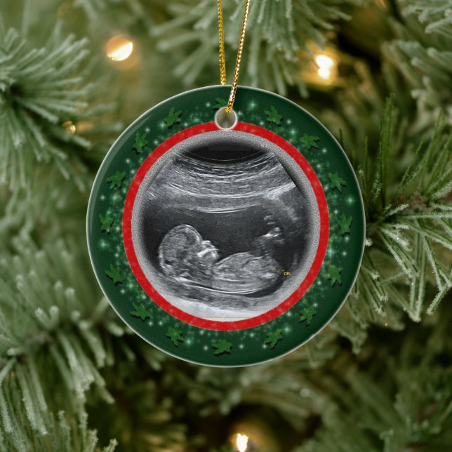 Décoration En Céramique Le premier Noël de bébé (Arbre)
