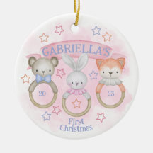 Le premier Noël de bébé de bébé de bétail