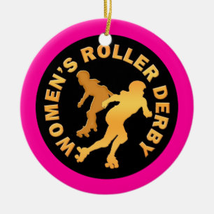 Décoration En Céramique Le rouleau Derby des femmes