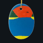 Décoration En Céramique Le son du pendentif du coucher du soleil. Une oeuv<br><div class="desc">Un pendentif en céramique d'une oeuvre originale de Musicality de l'artiste ZM. L'oeuvre a été peinte sur une belle île tropicale paradisiaque. Portez ceci et l'artiste dit que vous sentirez le magnifique Sound of Sunset!</div>