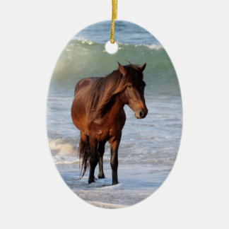 Décoration En Céramique Le Sunset Beach Horse