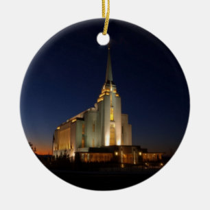 Décoration En Céramique Le temple de Rexburg LDS