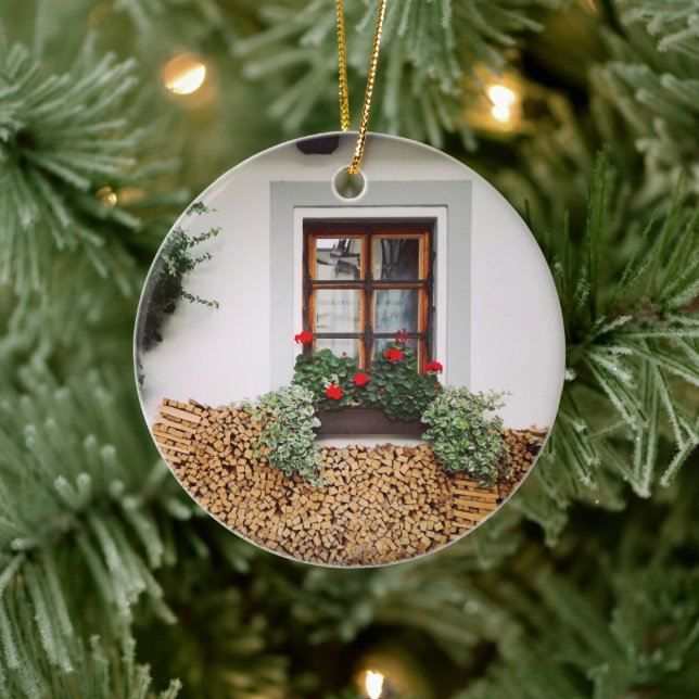 Décoration En Céramique "Le temps des châtaignes grillées" (Arbre)