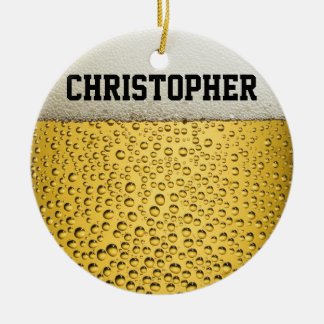 Décoration En Céramique Le verre de bière personnalisent