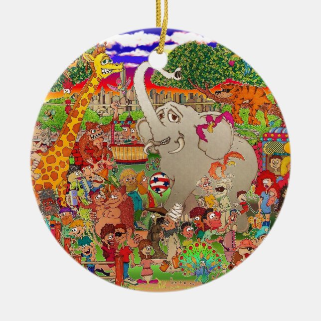 Décoration En Céramique Le zoo de Bronx Uncaged (Devant)