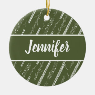 Décoration En Céramique Lecteur Bassoon Musician Cadeau personnalisé