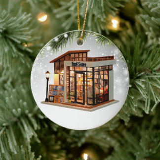 Décoration En Céramique Lecteur d'écriture de ver de livre du bibliothécai