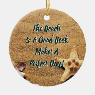 Décoration En Céramique Lecture Au Beach Book Club Group Bookworm