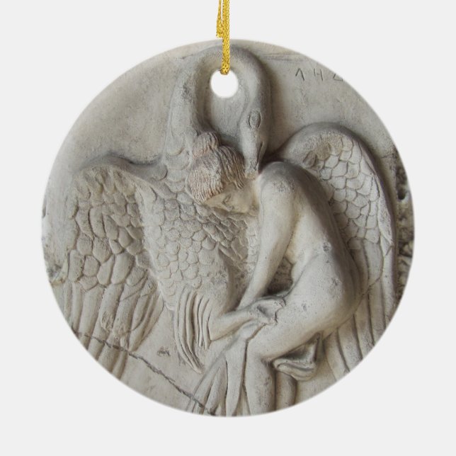 Décoration En Céramique Leda et le Cygne (Dos)
