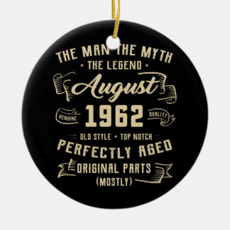 Décoration En Céramique Légende du mythe masculin août 1962 60e anniversai