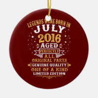 Legends Were Born In July 2016 6 Years Old 6th