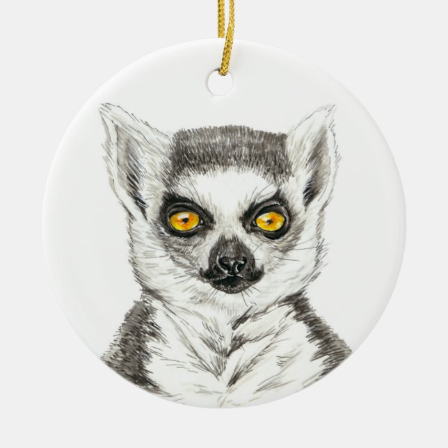 Décoration En Céramique Lemur (Devant)