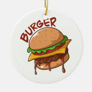 Décoration En Céramique Les amateurs de hamburgers