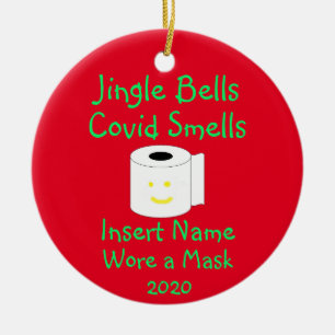 Décoration En Céramique Les cloches Jingle personnalisées, les odeurs Covi