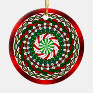 Décoration En Céramique Les couleurs de l'ornement de Noël