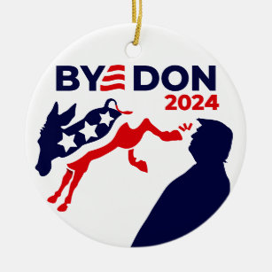 Décoration En Céramique Les élections de 2024 de Funny Bye Don contre Trum