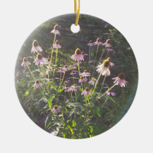 Décoration En Céramique Les fleurs d'échinacée au soleil