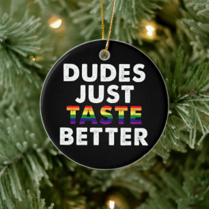 Décoration En Céramique Les mecs Goûtent une meilleure idée de cadeau Gay 