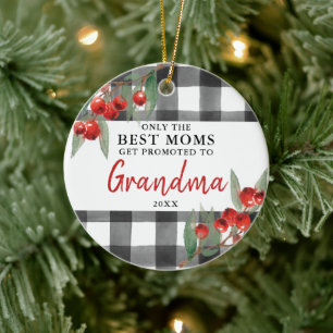 Décoration En Céramique Les Meilleures Moms Sont Promues À Grand-Mère Pers