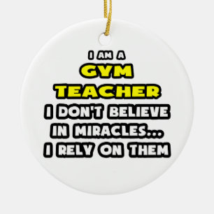 Décoration En Céramique Les Miracles et les professeurs de gym ... Drôle