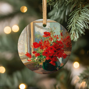 Décoration En Céramique Les pavots par la fenêtre   Olga Wisinger-Florian