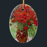 Décoration En Céramique Les pavots rouges et les marguerites de Vincent va<br><div class="desc">Still Life : Red Poppies and Daisies de Vincent van Gogh est un post impressionnisme d'art vintage encore vie peinture florale. Un beau bouquet de fleurs rouges de pavot et de fleurs blanches de marguerite fraîches du jardin dans un vase décoratif. À propos de l'artiste : Vincent Willem van Gogh...</div>
