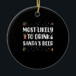 Décoration En Céramique Les Plus Susceptibles De Boire Père Noël Bière Noë<br><div class="desc">1</div>