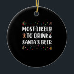 Décoration En Céramique Les Plus Susceptibles De Boire Père Noël Bière Noë<br><div class="desc">1</div>