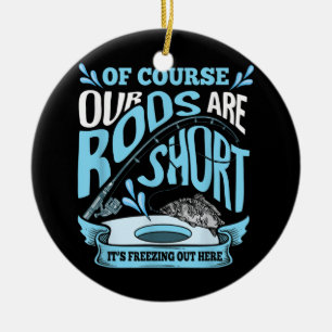 Décoration En Céramique Les Rangs Amusants Sont De Courtes Glaces Pêche P