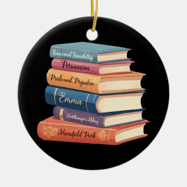 Décoration En Céramique Les romans de Jane Austen VII (Devant)