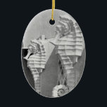 Décoration En Céramique Les SeaHorses de Sarasota<br><div class="desc">Les chevaux de mer emblématiques de Sarasota,  Floride.</div>