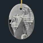 Décoration En Céramique Les SeaHorses de Sarasota<br><div class="desc">Les chevaux de mer emblématiques de Sarasota,  Floride.</div>