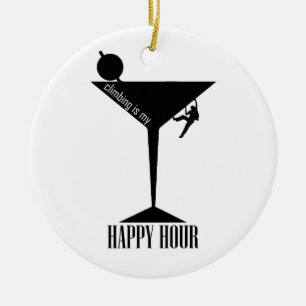 Décoration En Céramique L'Escalade Est Mon Heureuse Heure