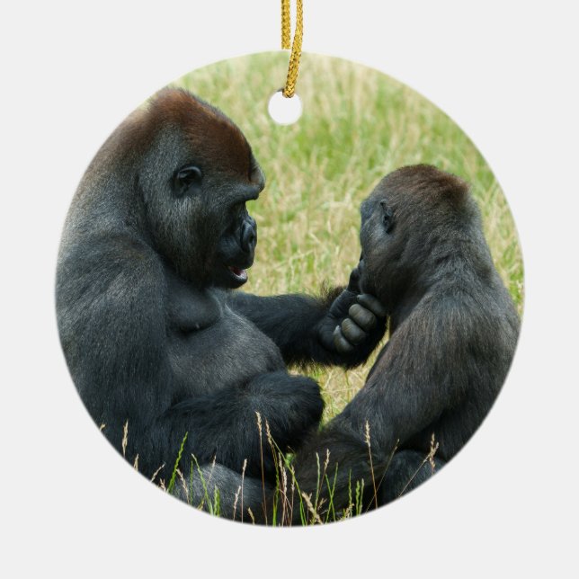 Décoration En Céramique L'éternel frère Gorilla (Devant)