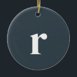 Décoration En Céramique LETTRE INITIALE GRECQUE | Minimaliste tendance<br><div class="desc">LETTRE INITIALE GRECQUE | Ornement en céramique Monogram tendance | Moderne | Élégant | Minimaliste | Personnalisé | Amusant | COOL</div>