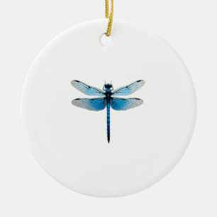 Décoration En Céramique Libellule bleue - Insecte Faune et flore Amateur d