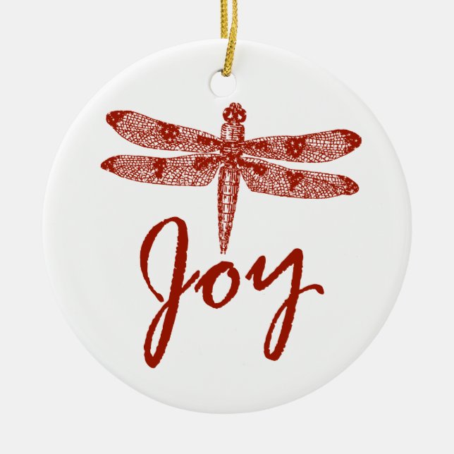 Décoration En Céramique Libellule de joie de vacances (Devant)