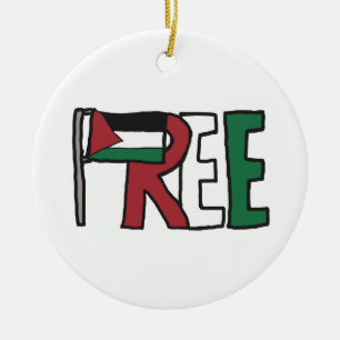 Décoration En Céramique Libérer la Palestine