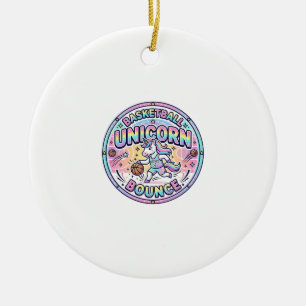 Décoration En Céramique Licorne Basket Licorne Rebondir Drôle de Maillot G