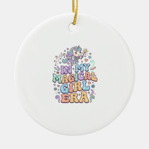 Décoration En Céramique Licorne Dans Mon Autocollant Kawaii d'Ère de Fille