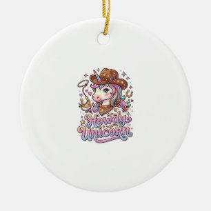 Décoration En Céramique Licorne Howdy Idee Cadeau Licorne Autocollant et C