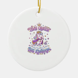 Décoration En Céramique Licorne Petite Reine Grand Royaume Idée Cadeau Aut