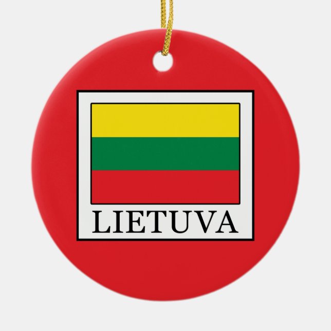 Décoration En Céramique Lietuva (Devant)