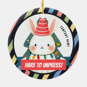 Décoration En Céramique Lièvre pour Impressionner ! Noël au bureau
