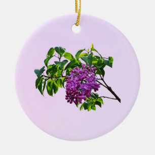 Décoration En Céramique Lilacs à l'ouverture