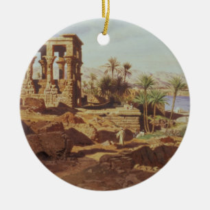Décoration En Céramique L'île de Philae, 1866 (la semaine)