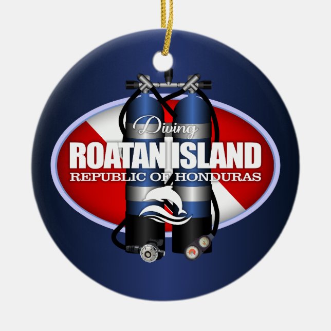 Décoration En Céramique L'île de Roatan (ST) (Devant)