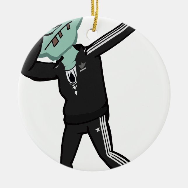 Décoration En Céramique limande de zombi (Devant)